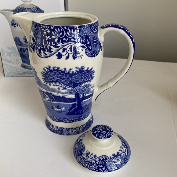 Spode Blue Italian 200th Anniversary Hot Beverage Pot - Picture 2 of 11